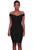 Sexy Black Off The Shoulder Mini Dress