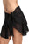 Sexy Black Ruffled Mesh Mini Skirt