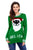 Sexy Black Santa Christmas Sweater In Green