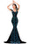 Sexy Black Sequin Embellishment Elegant Mermaid Evening Gown