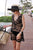 Sexy Black Sexy Cool V Neck Knitted Beach Cover-up