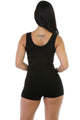 Sexy Black Slim Fitted Tank Romper