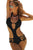 Sexy Black Strappy Crisscross Cut out Monokini
