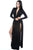 Sexy Black Super Classy Long Sleeves Double Slit Long Maxi Dress