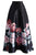 Sexy Blossoming Black High Waist Maxi Skirt