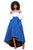 Sexy Blue Asymmetric High-Low Hem Maxi Prom Skirt