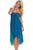 Sexy Blue Convertible Beach Dress Cover Up