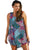 Sexy Bluish Boho Style Sheer Chiffon Beach Dress