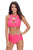 Sexy Brazil Rosy Multiway Strap High Waist Bikini