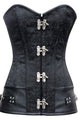 Sexy Brocade Steampunk Corset with Clasp Fasteners