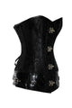 Sexy Brocade Steampunk Corset with Clasp Fasteners
