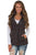 Sexy Brown Cable Knit Hooded Sweater Vest