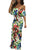 Sexy Chinese Painting Floral Print Off-the-shoulder Maxi Dress