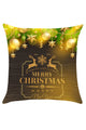 Sexy Christmas Elks Decorations Pattern Throw Pillow Case