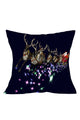Sexy Christmas Santa Flying Navy Cushion Pillow Cover
