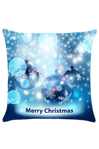 Sexy Christmas Snowflakes Balls Printed Cushion Case