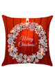 Sexy Christmas Snows Wreath Pattern Decorative Pillow Case