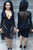 Sexy Club Night Black Mesh Highlight Midi Dress