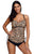 Sexy Cute Leopard Print Sweetheart Tankini Swimsuit