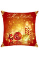 Sexy Decorative Balls&Candles Merry Christmas Pillowcase