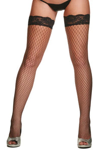 Sexy Fence Net Thigh Hi Stockings