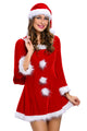 Sexy Festive Sleigh Belle Santa Christmas Costume
