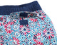 Sexy Floral Patch Pocket Navy Board Shorts