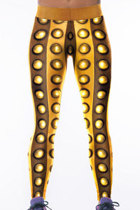 Sexy Gold Cool 3D Print Yoga Leggings