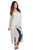 Sexy Gray Hi-low Lace Trimming Women’s Top