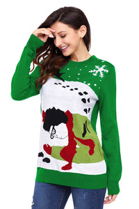 Sexy Green Got Run Over By Reindeer Christmas Sweater