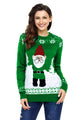Sexy Green Santa Clause Holiday Sweater
