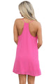 Sexy Hot Pink Summer Days Swing Short Dress