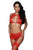 Sexy Hot Red 3pcs Underwire Bra Panty Set