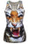 Sexy Howling Tiger Digital Print Waistcoat