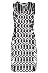 Sexy Jacquard Print Dress