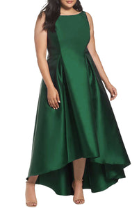 Sexy Jasper Plus Size Sleeveless High Low Party Ballgown