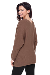 Sexy Khaki Windy Morning Waffle Cardigan