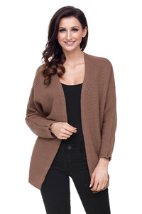 Sexy Khaki Windy Morning Waffle Cardigan