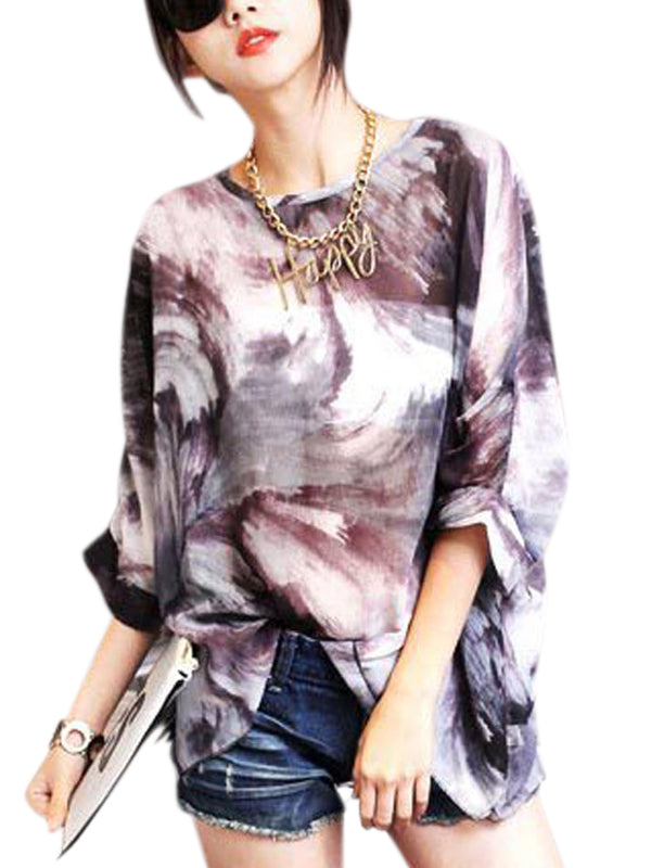 Sexy Korean Fashion Mix Color Print Chiffon Blouse SEXY AFFORDABLE CLOTHING Sexy Korean Fashion Mix Color Print Chiffon Blouse SEXY AFFORDABLE CLOTHING
