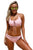 Sexy Lace up Halter Bralette Bikini Set