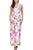 Sexy Light Mint Floral Print Sleeveless Long Boho Dress