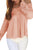 Sexy Light Orange Crochet Lace Long Sleeve Off Shoulder Top
