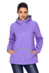 Sexy Lilac Monogrammed Pullover Rain Jacket