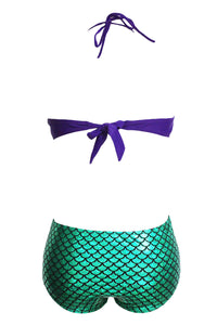 Sexy Little Mermaid Ariel Costume Tow Piece Swimsuit