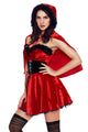 Sexy Little Red Damsel Christmas Costume