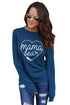Sexy Mama Bear Sweatshirt in Blue