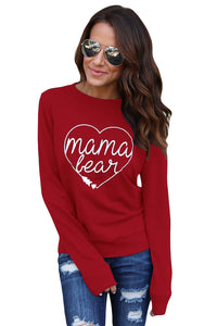 Sexy Mama Bear Sweatshirt in Red