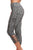 Sexy Monochrome Print Crisscross Detail Leggings