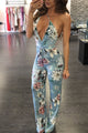 Sexy Multi-way Floral Print Jumpsuit