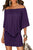 Sexy Multiple Dressing Layered Purple Mini Dress